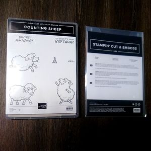 Stampin Up Counting Sheep Stamp Set and Sheep dies